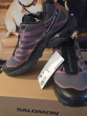 Size 12 Salomon XT-Pathway 2 Iridescent Pack L47795400 Mens US Hiking Shoes NEW